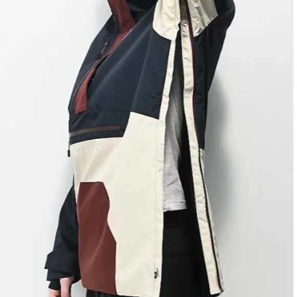 Picture Organic Seasons Dark Blue & Red 10K Parka Snowboard Jacket - Picture 4 of 9